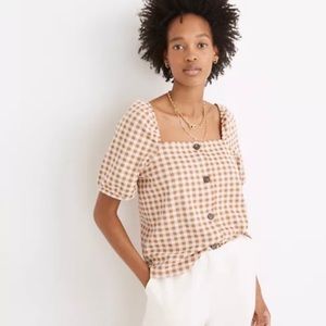 Madewell Jaquard Gingham Shirt